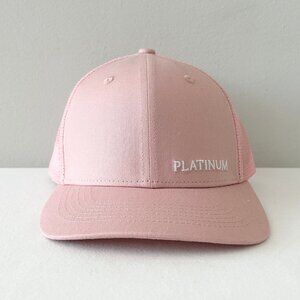 New! BOTTLEROCK Music Festival Platinum Cap Pink Mesh Hat Snapback 2025 Napa CA